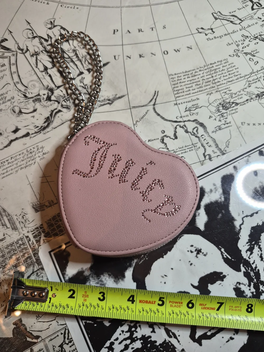 Juicy Couture Light Pink Zip Around Coin Wallet